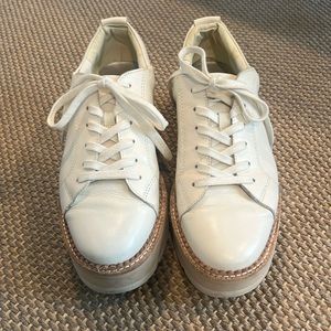 Dolce Vita Platform Sneakers, off white size 8.  Excellent condition.